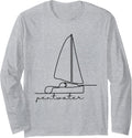 Pentwater Michigan Michigander State MI Travel Boating Boat Long Sleeve Long Sleeve T Shirt Viral TikTok Find Fan Favori