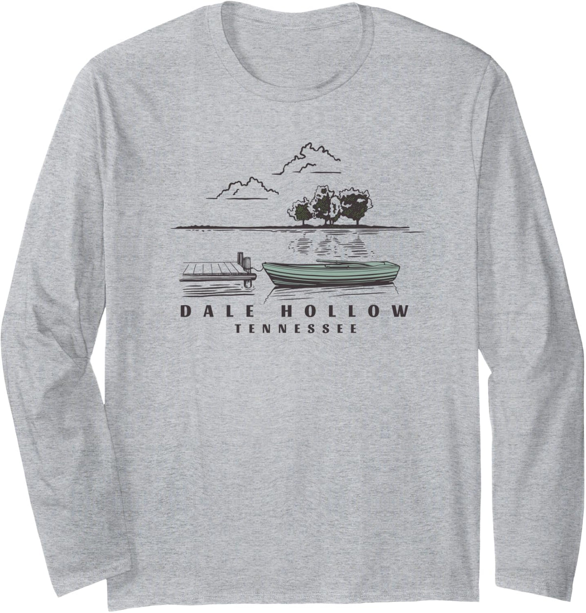 Dale Hollow Tennessee Long Sleeve Long Sleeve T Shirt Streetwear Style Hot Right Now