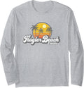 Flagler Beach FL Retro 70 s Fishing Boating Long Sleeve Long Sleeve T Shirt Trending US Gift Ready