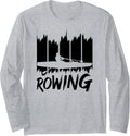 Rowing Enthusiast Rowboat Long Sleeve Long Sleeve T Shirt Comfort Fit Everyday Wear