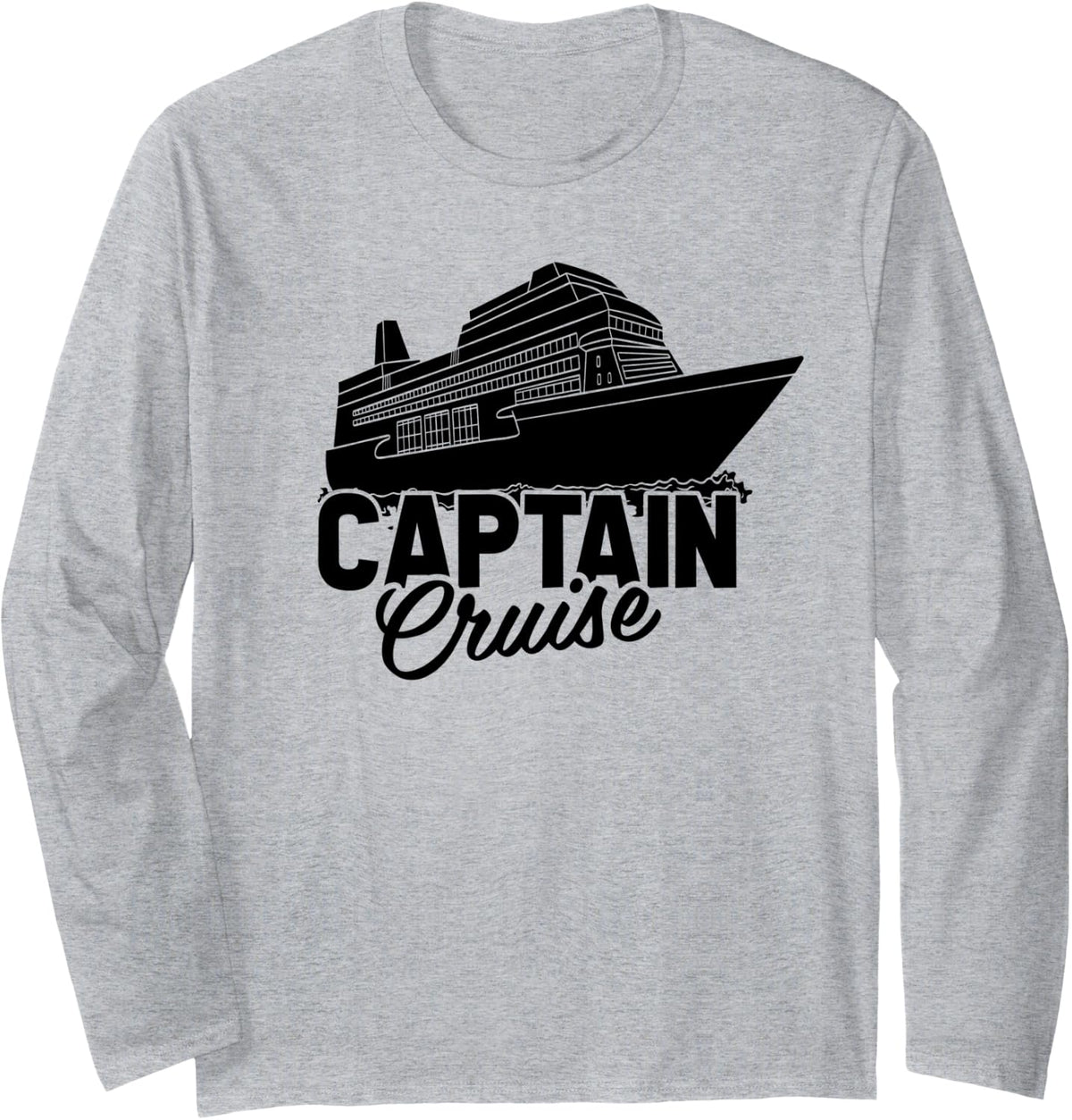 Liner Captain Cruising Trip Ship Ocean Boat Cruise Long Sleeve Long Sleeve T Shirt Comfort Fit Gift Ready