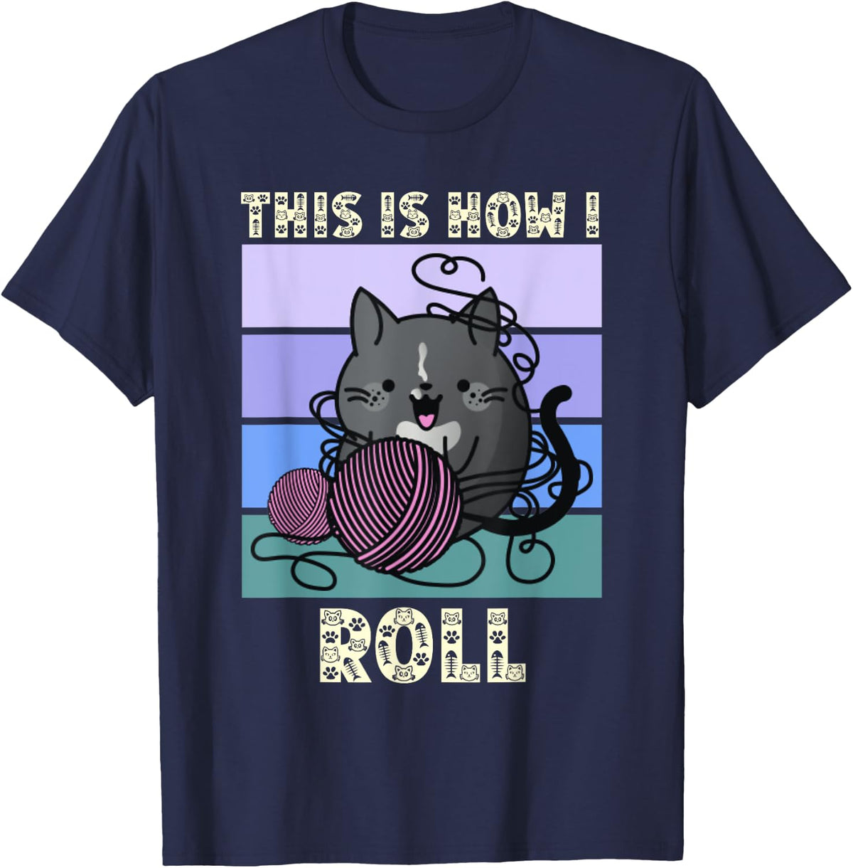 Knitting Cozy Mystery This Is How I Roll Cat with Yarn Yarn Supply | Viral US Pick | Perfect for Crafters