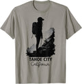 Tahoe City Hiking Outdoors Souvenir Apparel | Aesthetic Streetwear