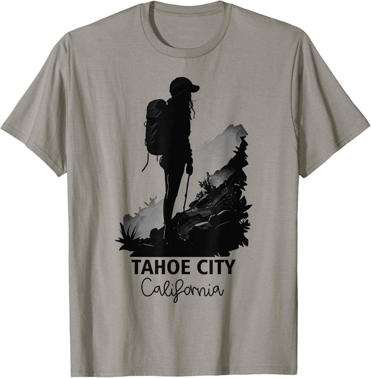 Tahoe City Hiking Outdoors Souvenir Apparel | Aesthetic Streetwear
