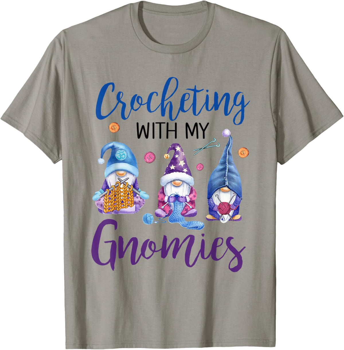Ph Crocheting With My Gnomies Knitting Yarn Funny Girl Yarn Supply | Premium Quality | Perfect for Crafters