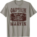 Vintage Captain Marvin Personalized Pirate Pontoon Boating Apparel Comfort Fit US Top Pick