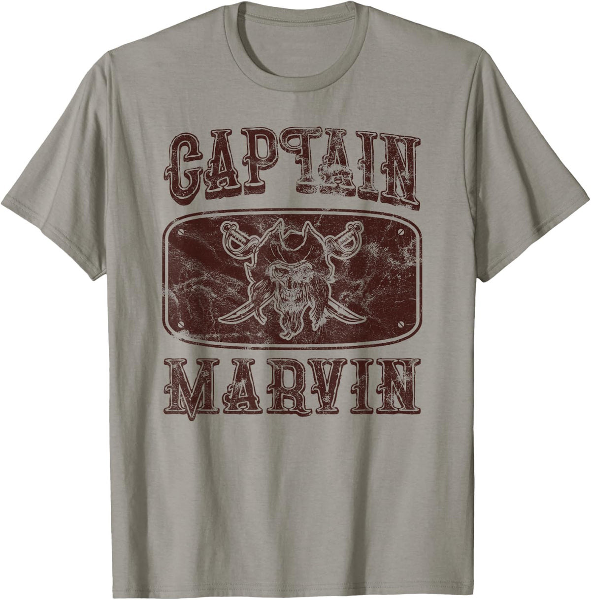 Vintage Captain Marvin Personalized Pirate Pontoon Boating Apparel Comfort Fit US Top Pick