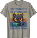 Kitten Lover Crochet Easily Distracted By Cats And Yarn Yarn Supply | Viral US Pick | Customer Favorite