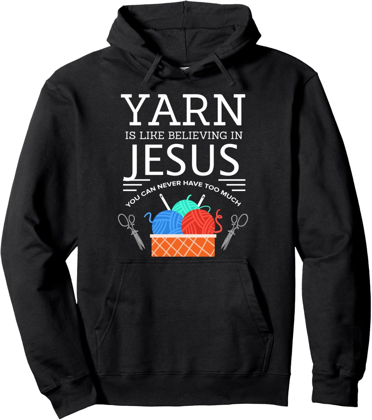 Sewing Jesus Shirt Quilting Yarn Needle Christian T-Shirt Pullover Hoodie Hoodie | Viral US Pick | Perfect for Crafters