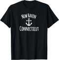 New Haven Nautical Coastal Boating Sailing Boat Anchor Apparel Trending US Everyday Wear