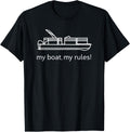 Pontooning My Boat My Rules Funny Pontoon Boat Captain Apparel Streetwear Style Hot Right Now