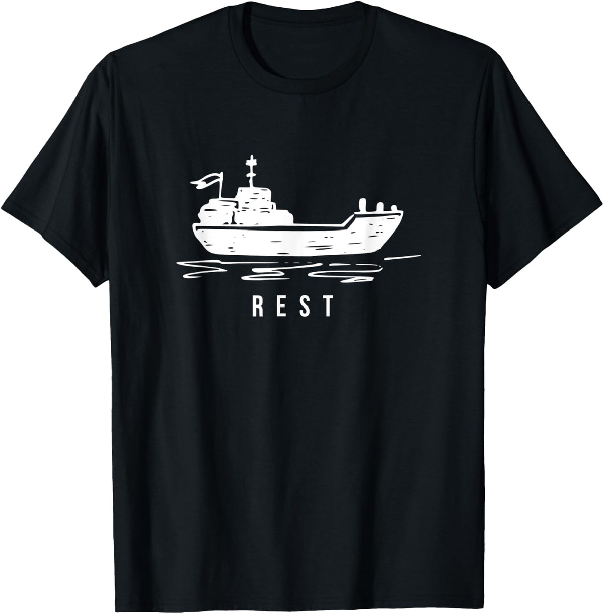 Boating Shirts Rest Boat Graphic T Shirt Comfort Fit Fan Favorite