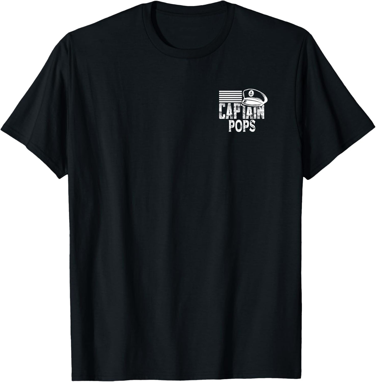 Captain Pops 2 Sided Print Sailing Captain Boat Owner Apparel Trending US Gift Ready
