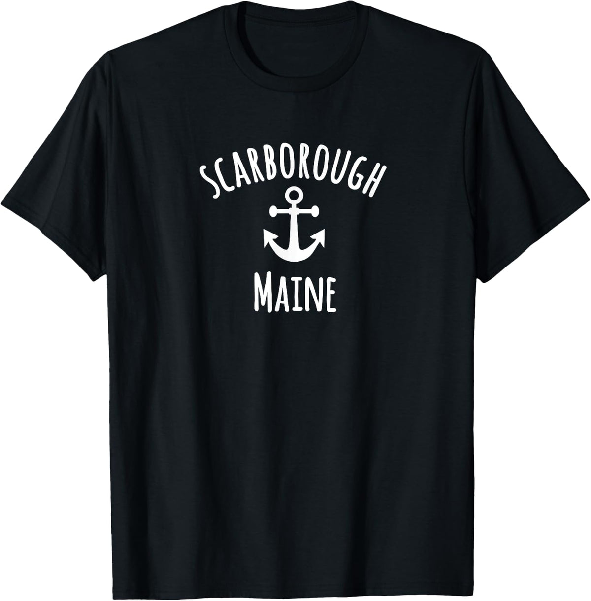 Scarborough Maine Coastal Nautical Sailing Boating Anchor Apparel Streetwear Style Gift Ready