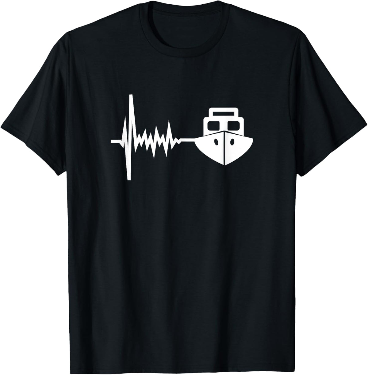 Sailor Boat Heartbeat River Houseboat Gift Apparel Viral TikTok Find Gift Ready