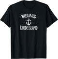 Weekapaug Rhode Island Nautical Sailing Boating Boat Anchor Apparel High Search Demand Everyday Wear