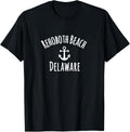 Rehoboth Beach Nautical Boating Sailing Rustic Boat Anchor Apparel Premium Print US Top Pick