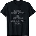 Knitting Easily Distracted By Knitting Needles And Yarn Yarn Supply | Viral US Pick | Best Seller Choice