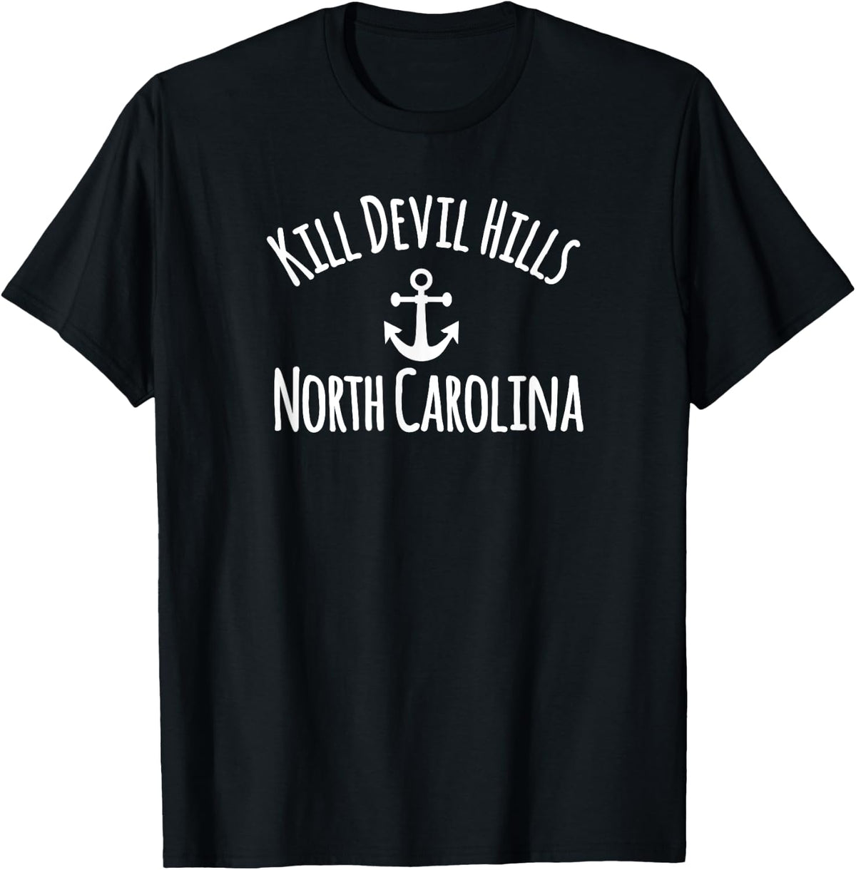Kill Devil Hills Nautical Coastal Rustic Anchor Sailing Boat Apparel Streetwear Style Everyday Wear