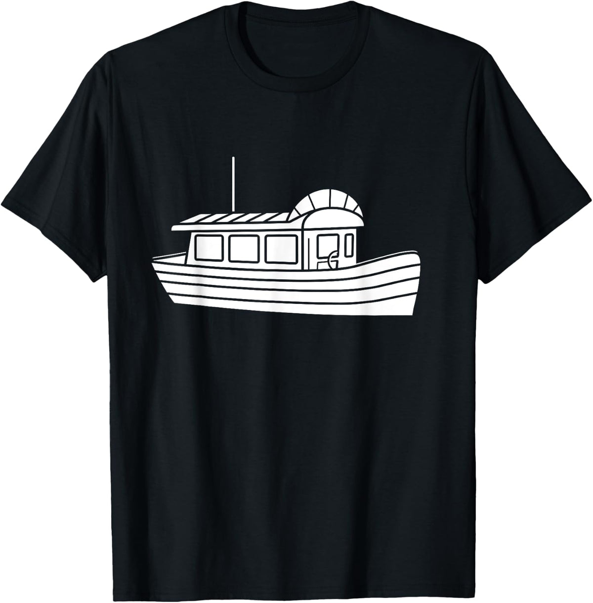 Funny Houseboats minimalist simple boat Houseboat Apparel Premium Print Hot Right Now