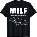 MILF Man I Love Flippin Boats Dolphin Apparel Trending US Hot Right Now