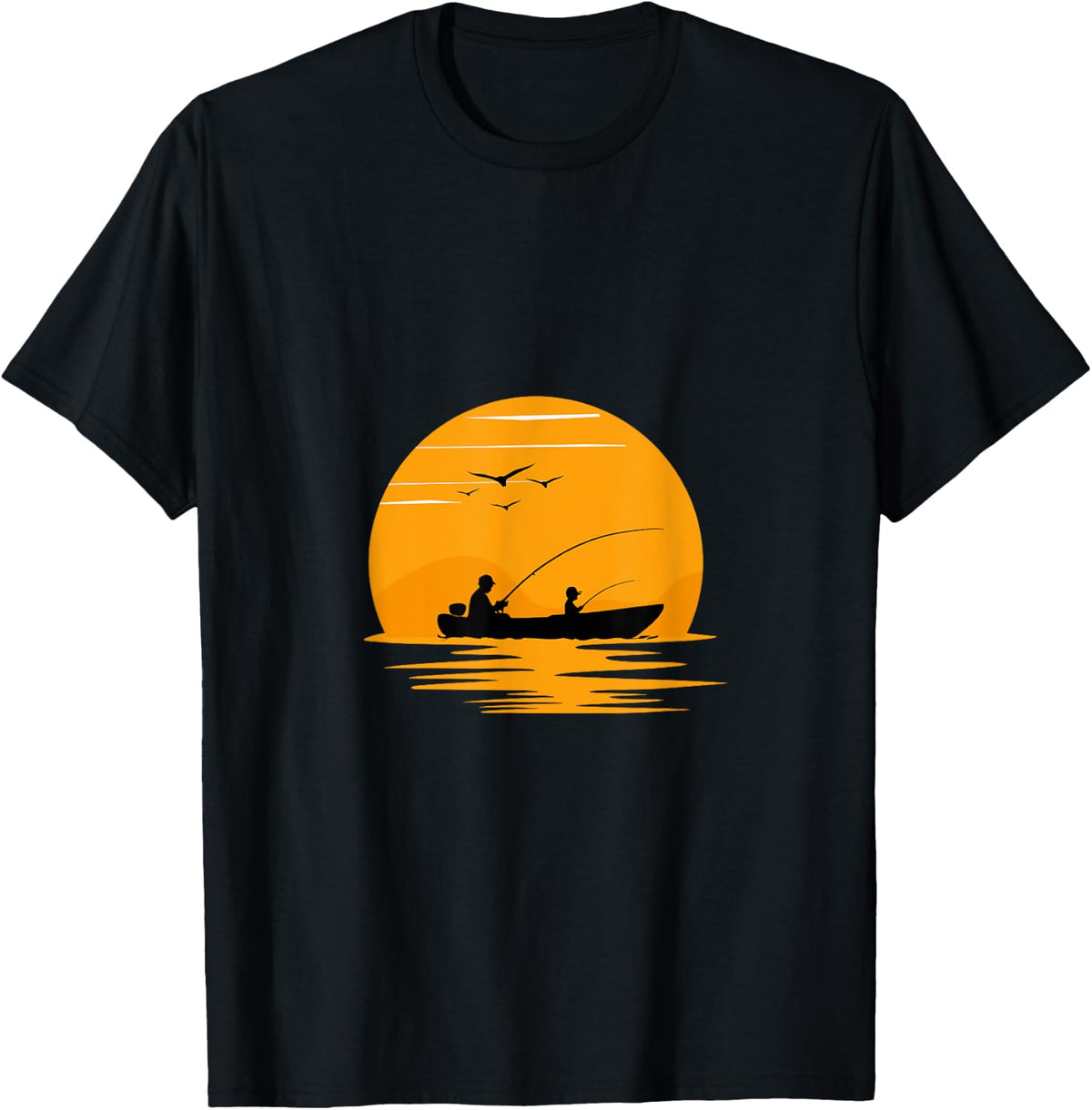 Father and Son Fishing on a Boat Fisherman Apparel Trending US Best Seller Look