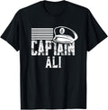 Vintage Captain Ali Personalized Boating Captain Apparel Comfort Fit US Top Pick