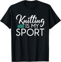 Knitting is my Sport Crocheting Yarn Knitter Yarn Supply | Trending 2025 | Best Seller Choice