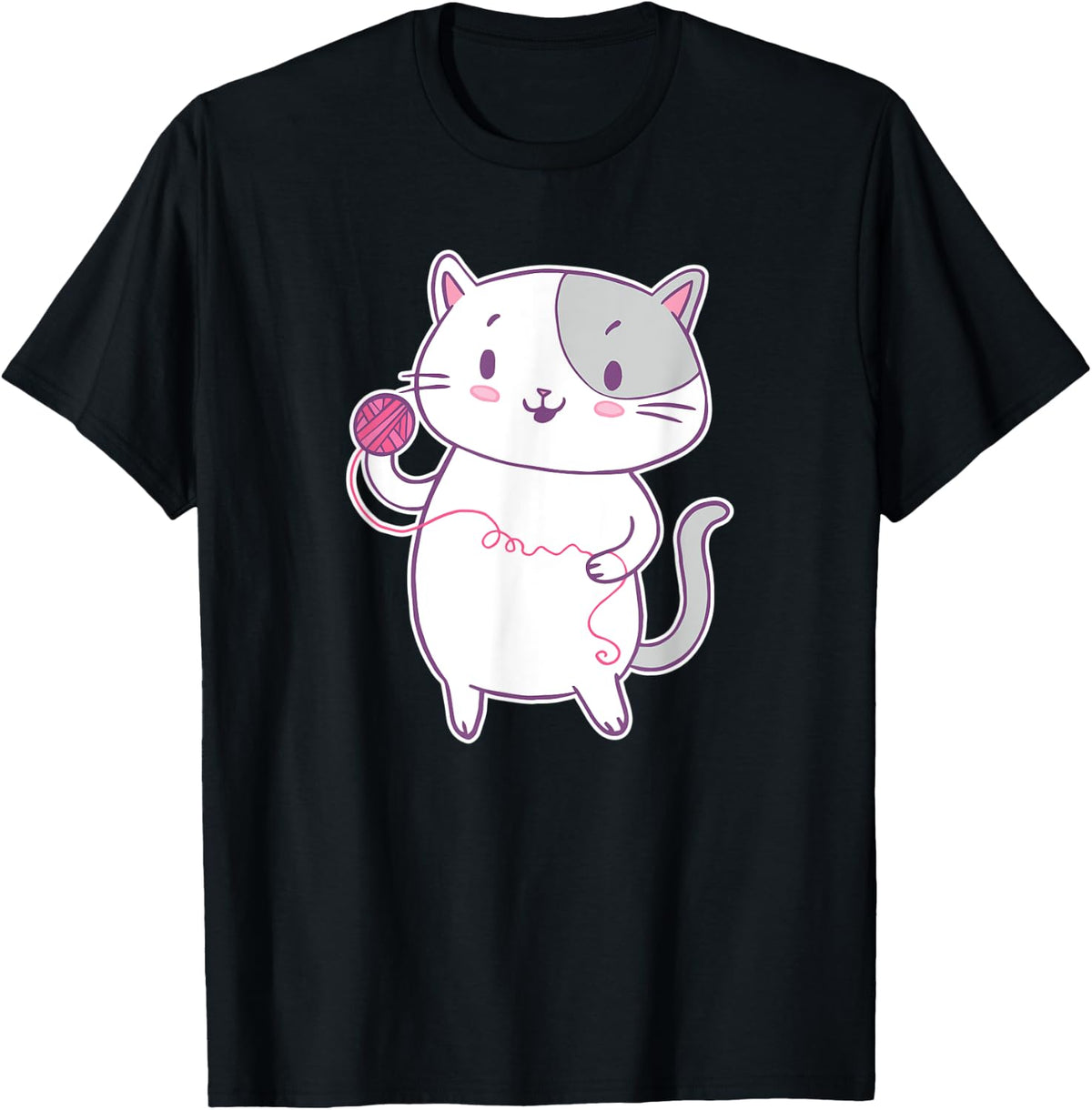 Cute Cat Playing With Yarn Pet Men Women Kids Yarn Supply | Viral US Pick | Perfect for Crafters