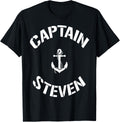 Sailing Boat Captain Steven Personalized Boating Name Apparel Viral TikTok Find US Top Pick