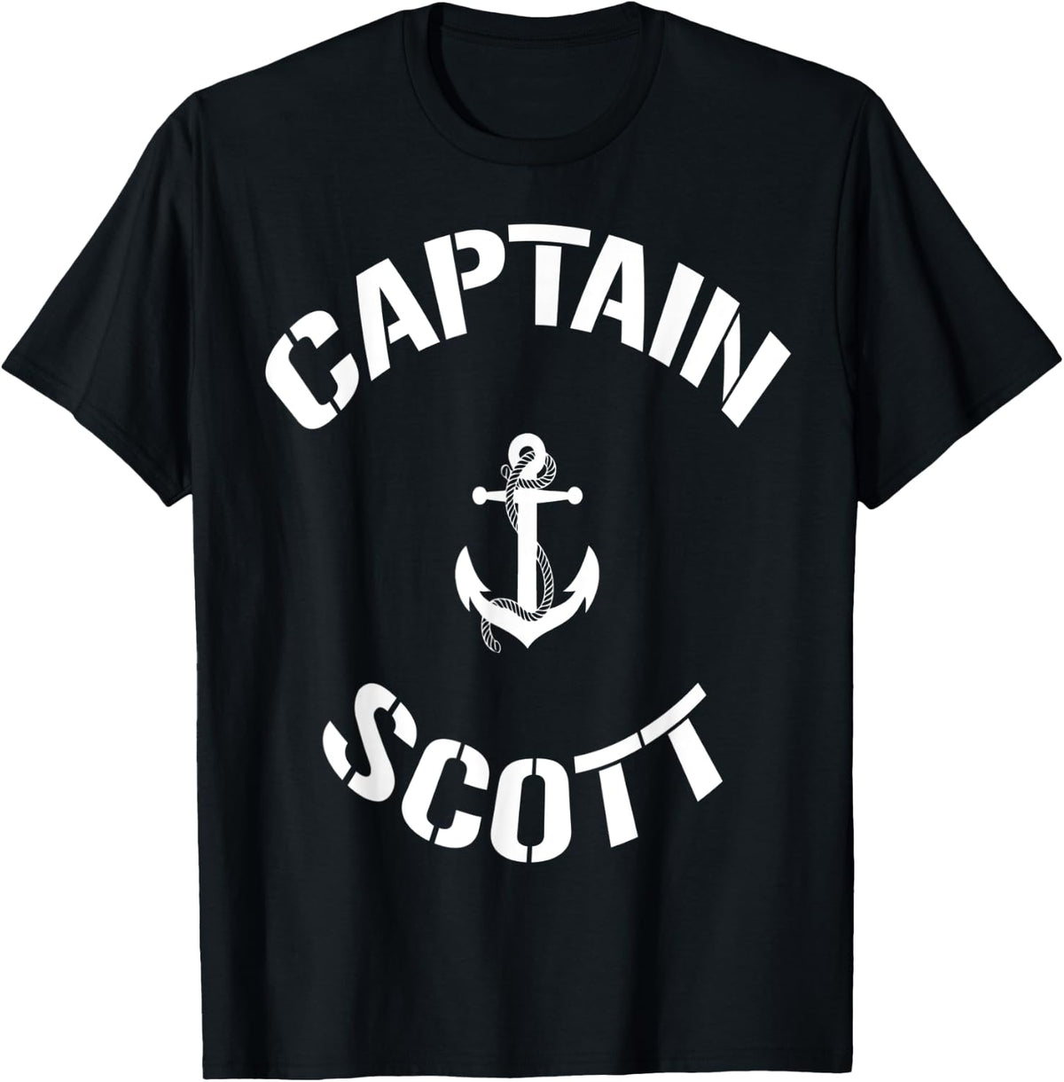 Sailing Boat Captain Scott Personalized Boating Name Apparel Comfort Fit US Top Pick