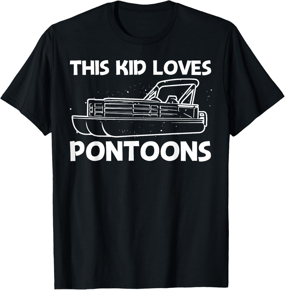 Cool Pontoon Design For Kids Boys Boating Pontoon Boat Lover Apparel Comfort Fit Everyday Wear
