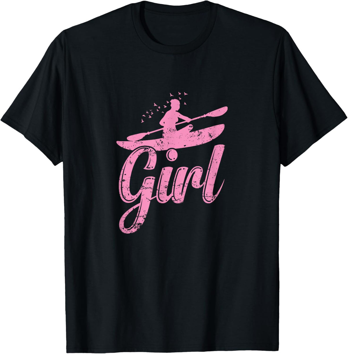 Kayak Girl Water Paddle Boat Canoeing Apparel Trending US Best Seller Look
