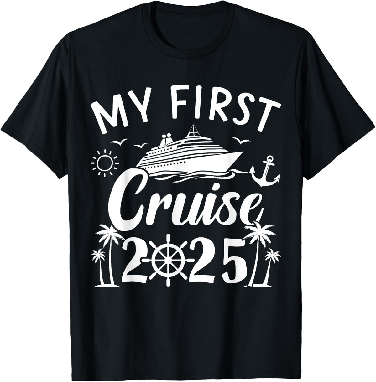 My first cruise 2025 family vacation boat trip with kids Apparel High Search Demand Everyday Wear