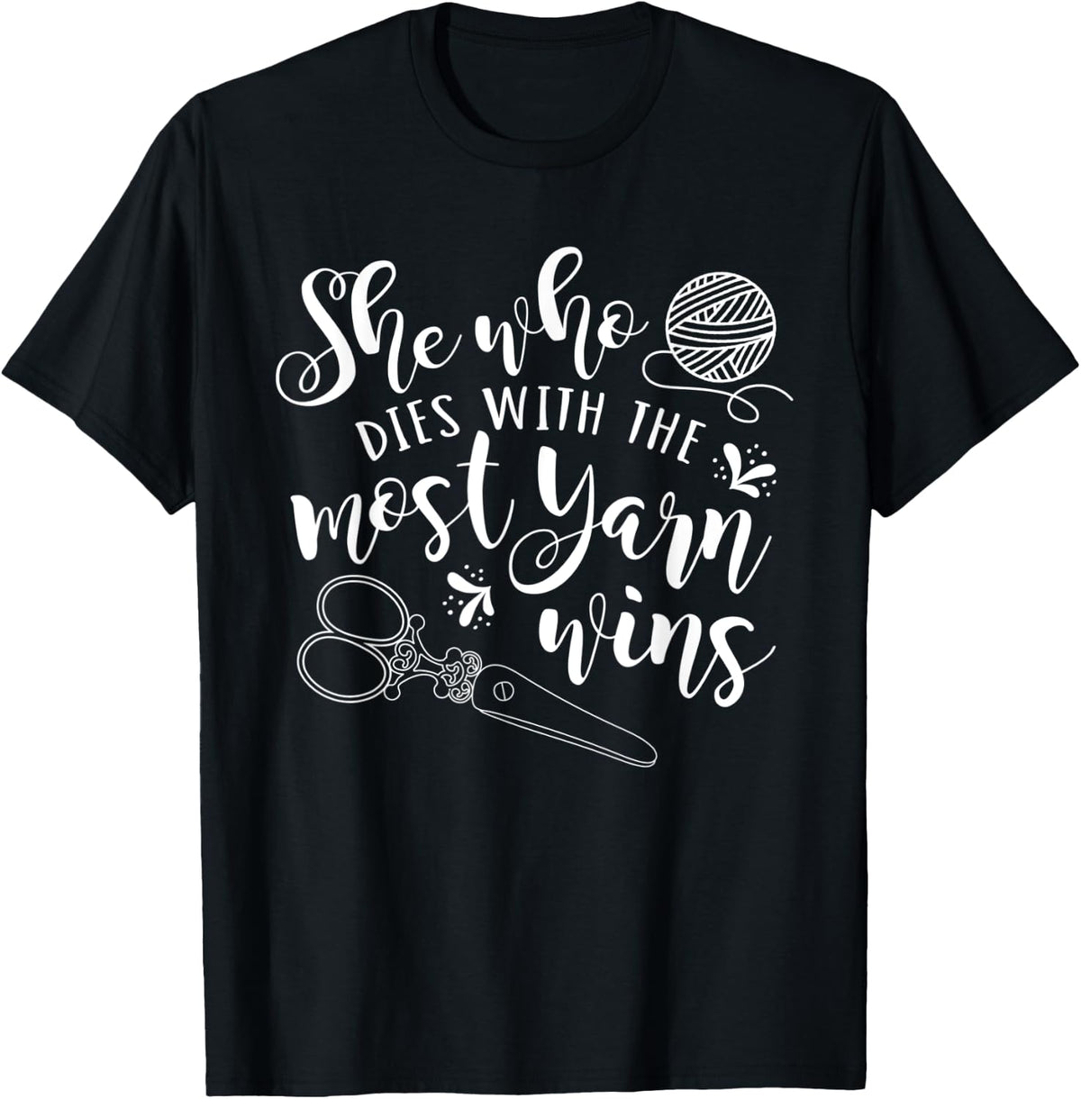She Who Dies With the Most Yarn Wins - Knitter Yarn Supply | High Search Volume | High CTR Title