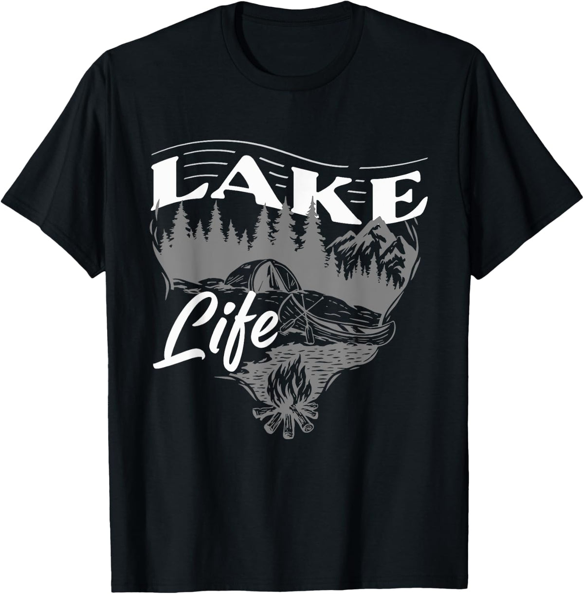 Lake Life Fishing Boating Sailing Funny Outdoor Apparel Viral TikTok Find Best Seller Look