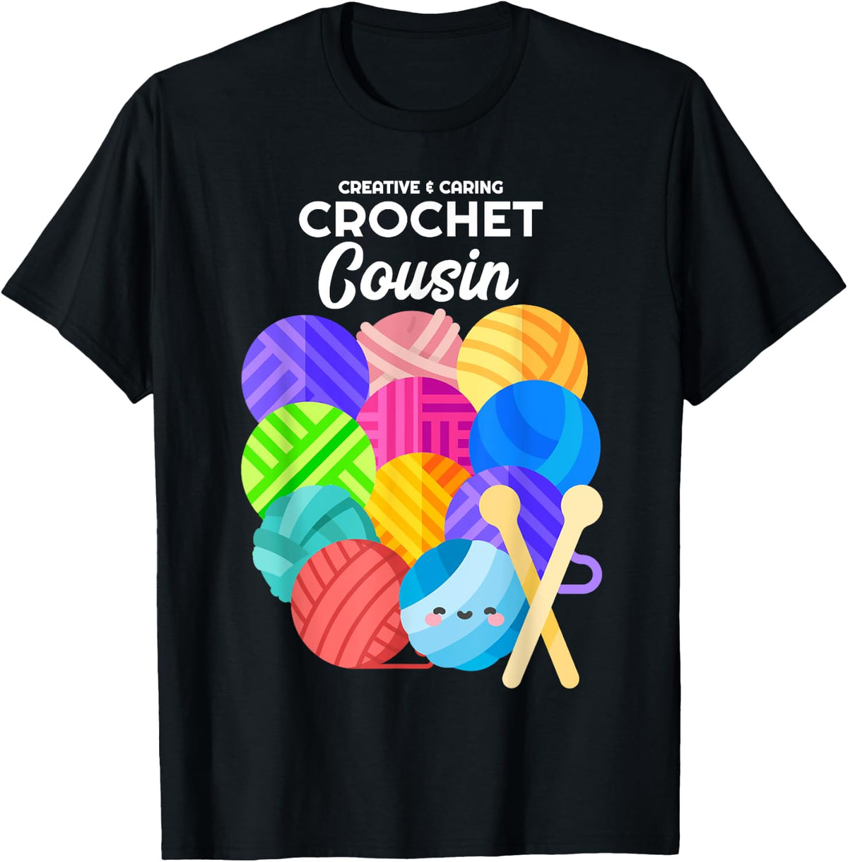 Crochet Cousin Hobby Crocheter Knitter Balls of Yarn Yarn Supply | Viral US Pick | Customer Favorite