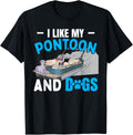 I like My Pontoon And Dogs Funny Captain Boat Lover Apparel Trending US Hot Right Now