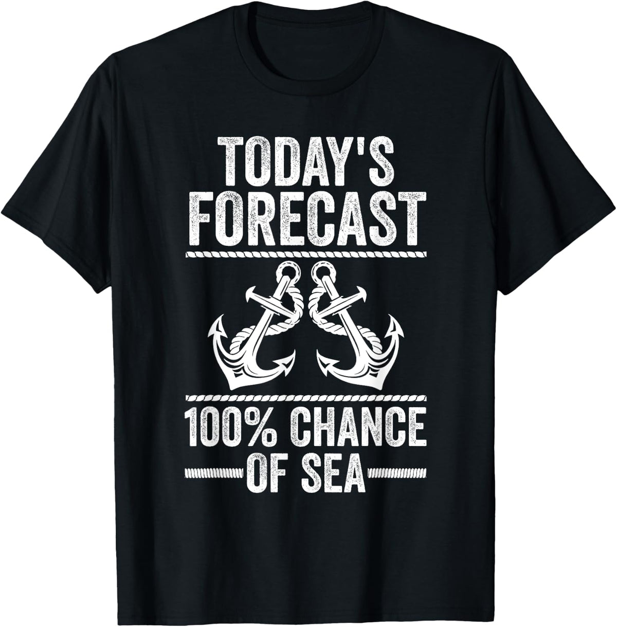 today s forecast 100 chance of sea boat Apparel Viral TikTok Find Fan Favorite