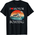 I Love Motor Boating Funny Boater Apparel Trending US Gift Ready
