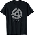 45 RPM Record Adapter T Shirt - With Speaker Mesh Effect T-Shirt | Premium Quality | Best Seller Choice