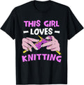 This Girl Loves Knitting Hobby Knit Yarn Knitter Yarn Supply | High Search Volume | Customer Favorite