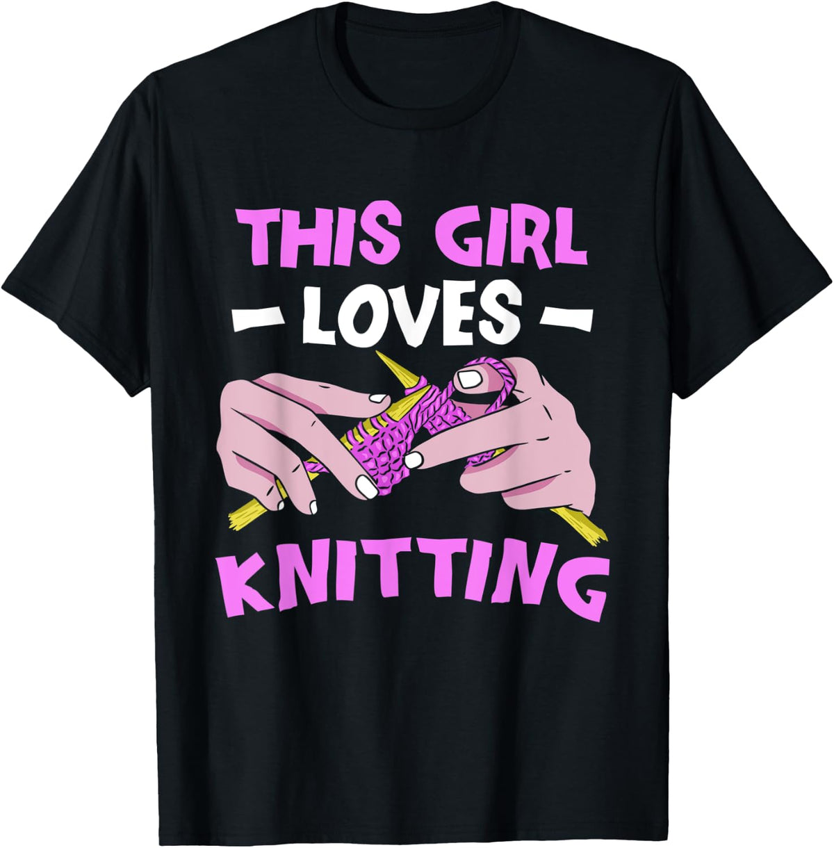 This Girl Loves Knitting Hobby Knit Yarn Knitter Yarn Supply | High Search Volume | Customer Favorite