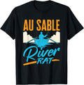 Au Sable River Rat Rafting Canoeing Fishing Boating Apparel Streetwear Style Fan Favorite