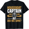 Houseboat House Boat Lake Boating captain Apparel High Search Demand US Top Pick