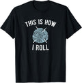 This is How I Roll Knitting Funny Yarn Joke Knitters Gift Yarn Supply | Viral US Pick | Best Seller Choice