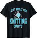I Just Really Like Knitting Funny Yarn Hobby Yarn Supply | Viral US Pick | Best Seller Choice