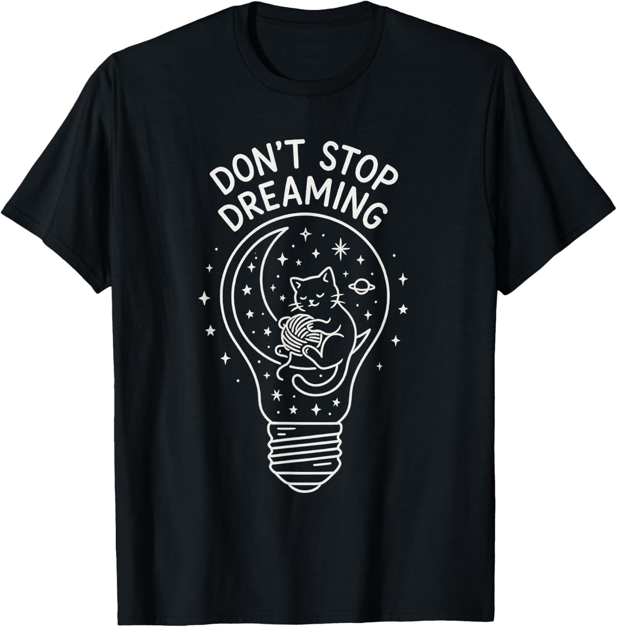 Don u2019t Stop Dreaming Cat Moon Yarn Cosmic Art Yarn Supply | Trending 2025 | Best Seller Choice