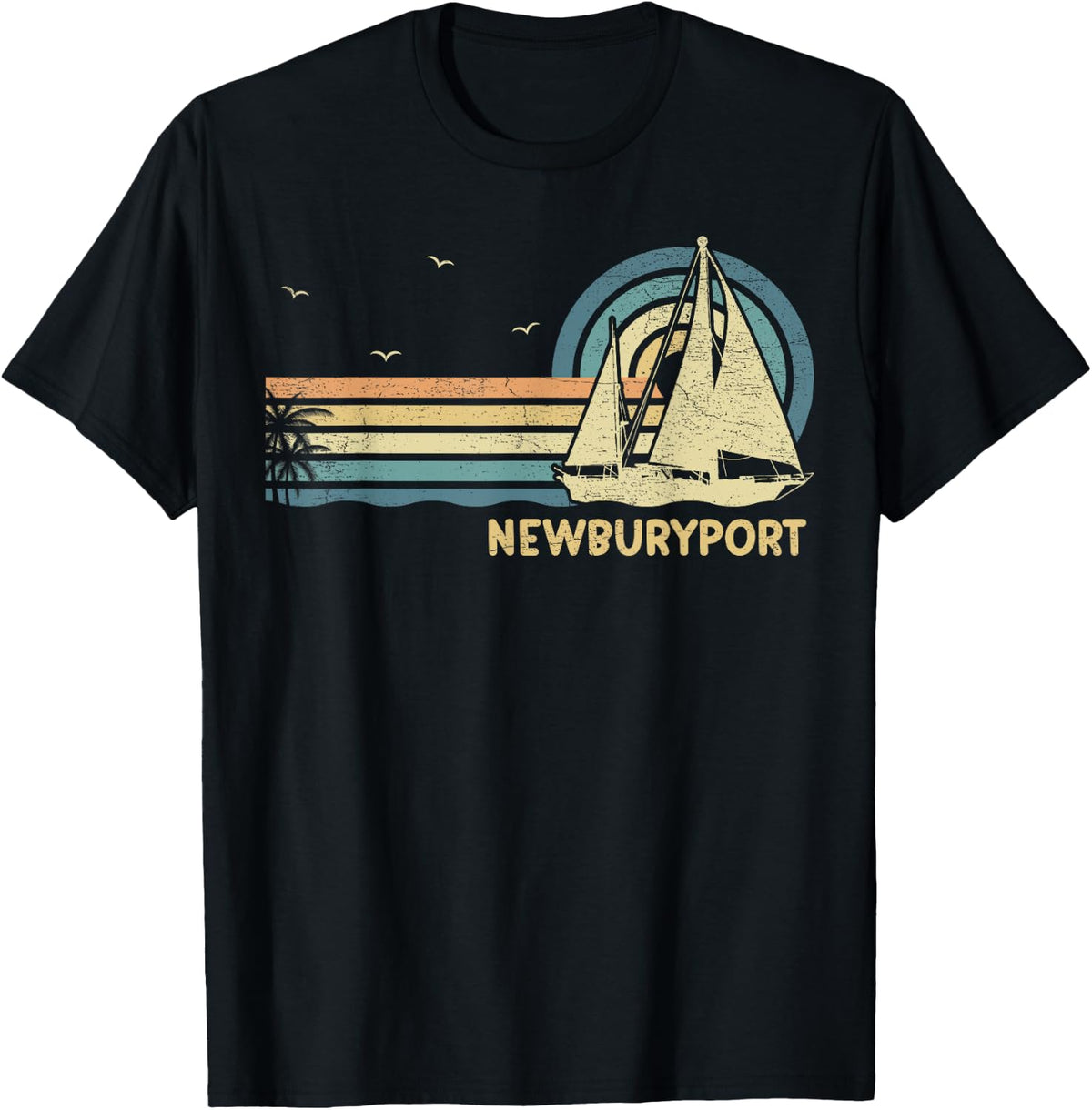 Newburyport Massachusetts Sailing Vacation Boating Sailboat Apparel Comfort Fit Hot Right Now