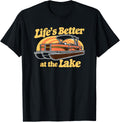 Pontooning Lifes Better At The Lake Pontoon Boat Apparel Streetwear Style Hot Right Now